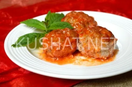 Їжачки з фаршу з рисом в духовці (їжачки з фаршу з рисом в томатному соусі) Їжачки з фаршу з рисом в духовці