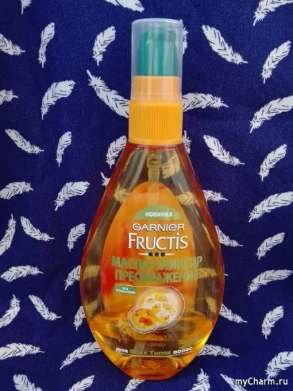 Еліксир для краси волосся garnier - garnier fructis потрійне відновлення масло-еліксир (після миття волосся) Еліксир для краси волосся garnier - garnier fructis потрійне відновлення масло-еліксир