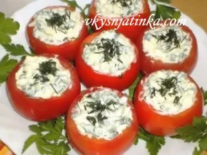 Фаршировані помідори на закуску - рецепт з фото (рецепт) Фаршировані помідори на закуску - рецепт з фото