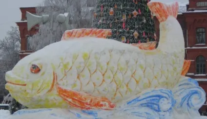 Фігури з льоду своїми руками (фото) новорічну прикрасу території заміського будинку (новорічне) Фігури з льоду своїми руками (фото) новорічну прикрасу території заміського будинку