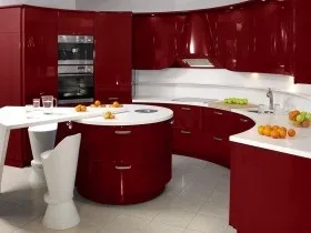 Фото яскравого дизайну інтер'єру кухні (кухні) Фото яскравого дизайну інтер'єру кухні