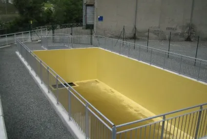 Гідроізоляція резервуарів для води металевих, бетонних