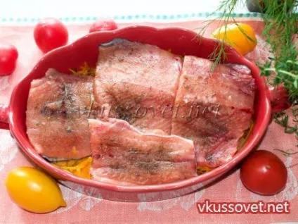 Горбуша з помідорами і сиром, рецепт з покроковими фото (запіканка) Горбуша з помідорами і сиром, рецепт з покроковими фото