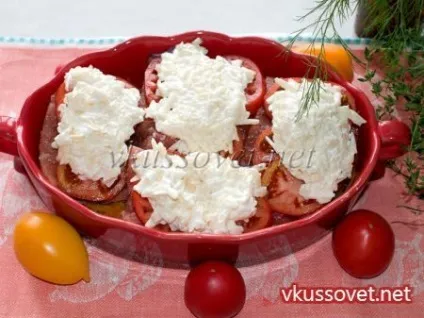Горбуша з помідорами і сиром, рецепт з покроковими фото (сиром) Горбуша з помідорами і сиром, рецепт з покроковими фото