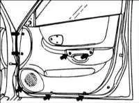 Hyundai accent, передні двері, Хендай акцент (двері щодо суміжних поверхонь) Hyundai accent, передні двері, Хендай акцент