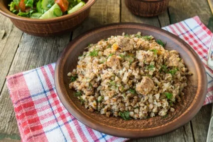 Гречка по-купецькому зі свининою (гречка) Гречка по-купецькому зі свининою
