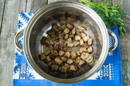 Гречка по-купецькому зі свининою (що приготувати на смачну вечерю) Гречка по-купецькому зі свининою