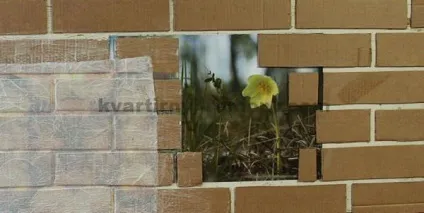 Імітація цегляної кладки своїми руками (цегляної) Імітація цегляної кладки своїми руками