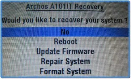 Igorka archos 101 it - відновлюємо андроїд на планшеті