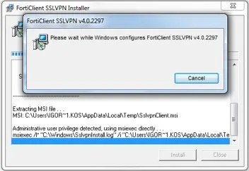Інструкція з використання fortinet ssl vpn client, admins su (fortinet) Інструкція з використання fortinet ssl vpn client, admins su
