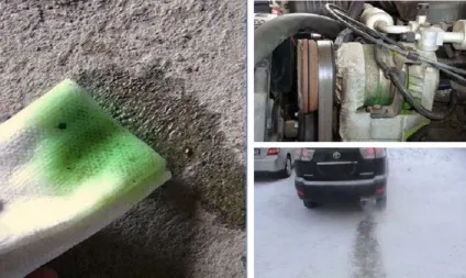 Вивчаємо плями під машиною