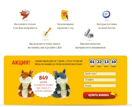 Незвичайні приклади посадочних сторінок з продажу говорять хом'яків (посадочних) Незвичайні приклади посадочних сторінок з продажу говорять хом'яків