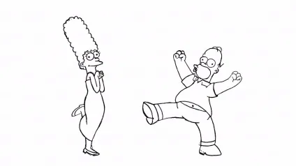 Як олівцем намалювати Мардж і гомера з серіалу the simpsons (серіалу) Як олівцем намалювати Мардж і гомера з серіалу the simpsons