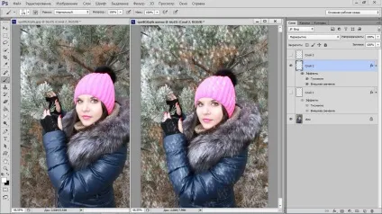Як намалювати падаючий сніг в фотошопі