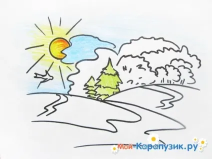 Як намалювати пейзаж олівцем поетапно для початківців (олівцем) Як намалювати пейзаж олівцем поетапно для початківців