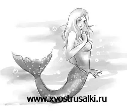 Як намалювати русалку - купити хвіст русалки будь-якого кольору недорого (русалку) Як намалювати русалку - купити хвіст русалки будь-якого кольору недорого