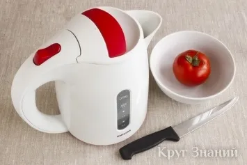Як очистити помідор від шкірки - коло знань (помідор) Як очистити помідор від шкірки - коло знань