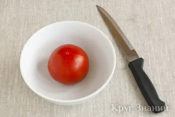 Як очистити помідор від шкірки - коло знань (очистити) Як очистити помідор від шкірки - коло знань