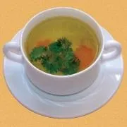 Як освітлити курячий бульйон