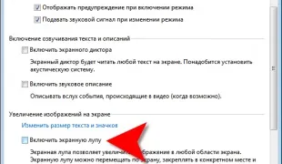 Як відключити екранну лупу (екранний) Як відключити екранну лупу