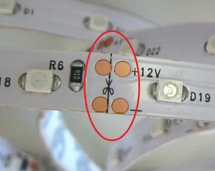 Як відрізати світлодіодну стрічку 12в і 220в відео (світлодіодну) Як відрізати світлодіодну стрічку 12в і 220в відео