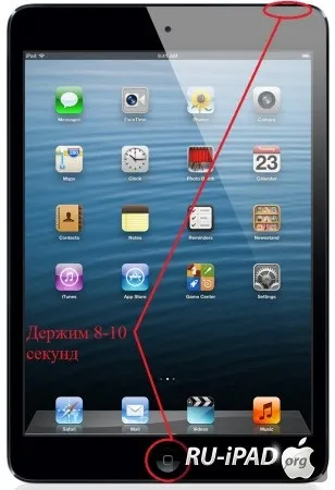 Як перезавантажити ipad