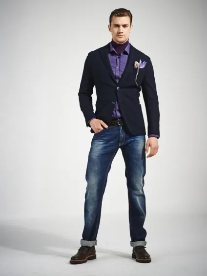 Який піджак можна носити з джинсами чоловікові, men - s outfits (який) Який піджак можна носити з джинсами чоловікові, men - s outfits