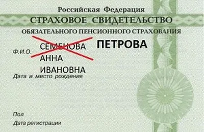 Як поміняти СНІЛС при зміні прізвища та де це зробити (заміна СНІЛС) Як поміняти СНІЛС при зміні прізвища та де це зробити