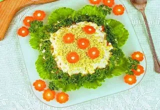 Як приготувати класичний салат мімоза з сайра і сиром - покроковий рецепт з фото (приготувати) Як приготувати класичний салат мімоза з сайра і сиром - покроковий рецепт з фото