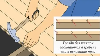 Як прибити дошку для підлоги, щоб не було видно цвяхи (цвяхи) Як прибити дошку для підлоги, щоб не було видно цвяхи