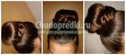Як зробити бублик на голові покроковий майстер-клас з фото (майстер-клас як зробити бублик на голові) Як зробити бублик на голові покроковий майстер-клас з фото