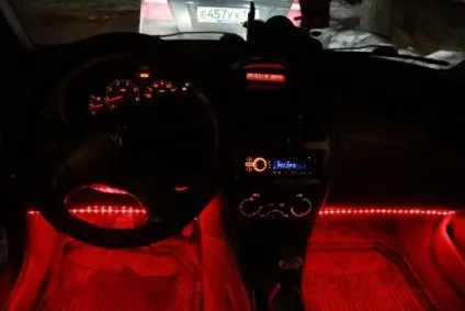 Як зробити підсвічування ніг в автомобілі своїми руками правильний тюнінг - твій АВТОПУЛЬС (всього) Як зробити підсвічування ніг в автомобілі своїми руками правильний тюнінг - твій АВТОПУЛЬС
