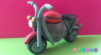 Як зліпити мотоцикл з пластиліну 1 (пластиліну) Як зліпити мотоцикл з пластиліну 1