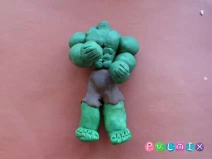 Як зліпити халка з пластиліну поетапно (marvel Халк пластилін ліпити поетапно) Як зліпити халка з пластиліну поетапно
