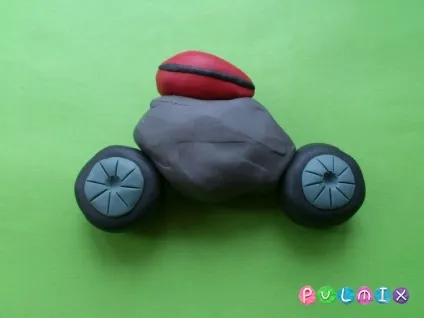 Як зліпити мотоцикл з пластиліну 1 (Спасибі відмінний урок) Як зліпити мотоцикл з пластиліну 1