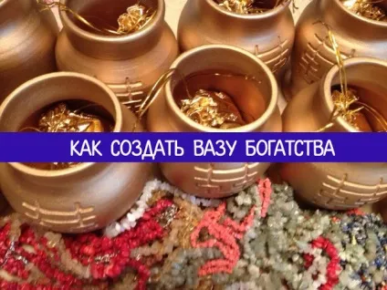 Як створити вазу багатства, світ щасливої жінки (багатства) Як створити вазу багатства, світ щасливої жінки