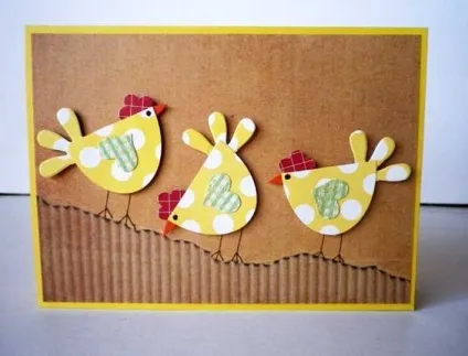 Як створити листівку stampin - up з півнем, курочкою або курчам (курочкою) Як створити листівку stampin - up з півнем, курочкою або курчам