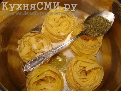 Як варити гнізда з макаронів (гнізда) Як варити гнізда з макаронів