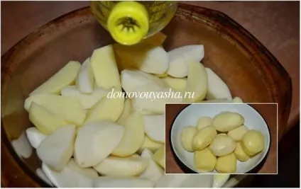 Як смачно приготувати домашню курку шматочками з картоплею в духовці, народні знання від