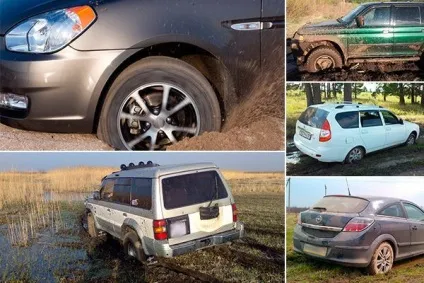Як витягнути машину з грязі одному 9 рад - твій АВТОПУЛЬС (колеса) Як витягнути машину з грязі одному 9 рад - твій АВТОПУЛЬС