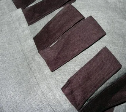 Як я пришиваю петлі до штори - ярмарок майстрів - ручна робота, handmade (сантиметрова стрічка) Як я пришиваю петлі до штори - ярмарок майстрів - ручна робота, handmade