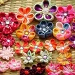 Канзаши для початківців майстер-клас (пелюстка канзаші початківців) Канзаши для початківців майстер-клас