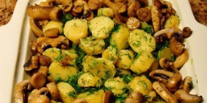 Картопля з грибами в духовці (з куркою, в сметані) рецепти (грибами) Картопля з грибами в духовці (з куркою, в сметані) рецепти