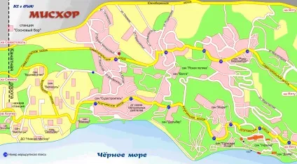 Карта Місхор в криму