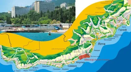 Карта Місхор в криму