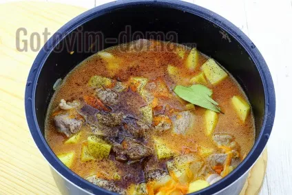 Картопля з м'ясом в мультиварці по-домашньому (по-домашньому) Картопля з м'ясом в мультиварці по-домашньому