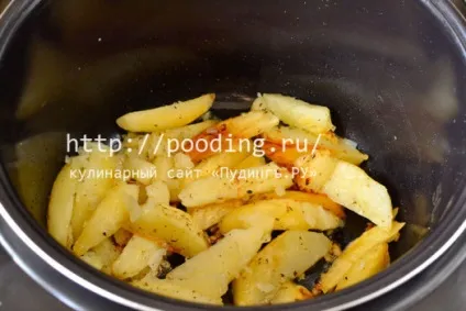 Картопля смажена в мультиварці, чарівна (картопля) Картопля смажена в мультиварці, чарівна