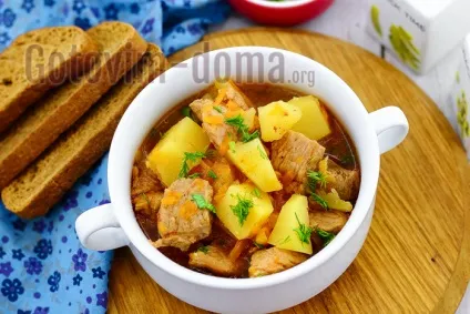 Картопля з м'ясом в мультиварці по-домашньому (мультиварці) Картопля з м'ясом в мультиварці по-домашньому