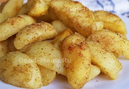Картопля по-селянськи - рецепт з покроковими фото (картопля) Картопля по-селянськи - рецепт з покроковими фото