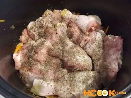 Картопля з куркою в мультиварці - покроковий рецепт приготування з фото (мультиварці) Картопля з куркою в мультиварці - покроковий рецепт приготування з фото